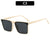 Retro-inspirierte quadratische Sonnenbrille