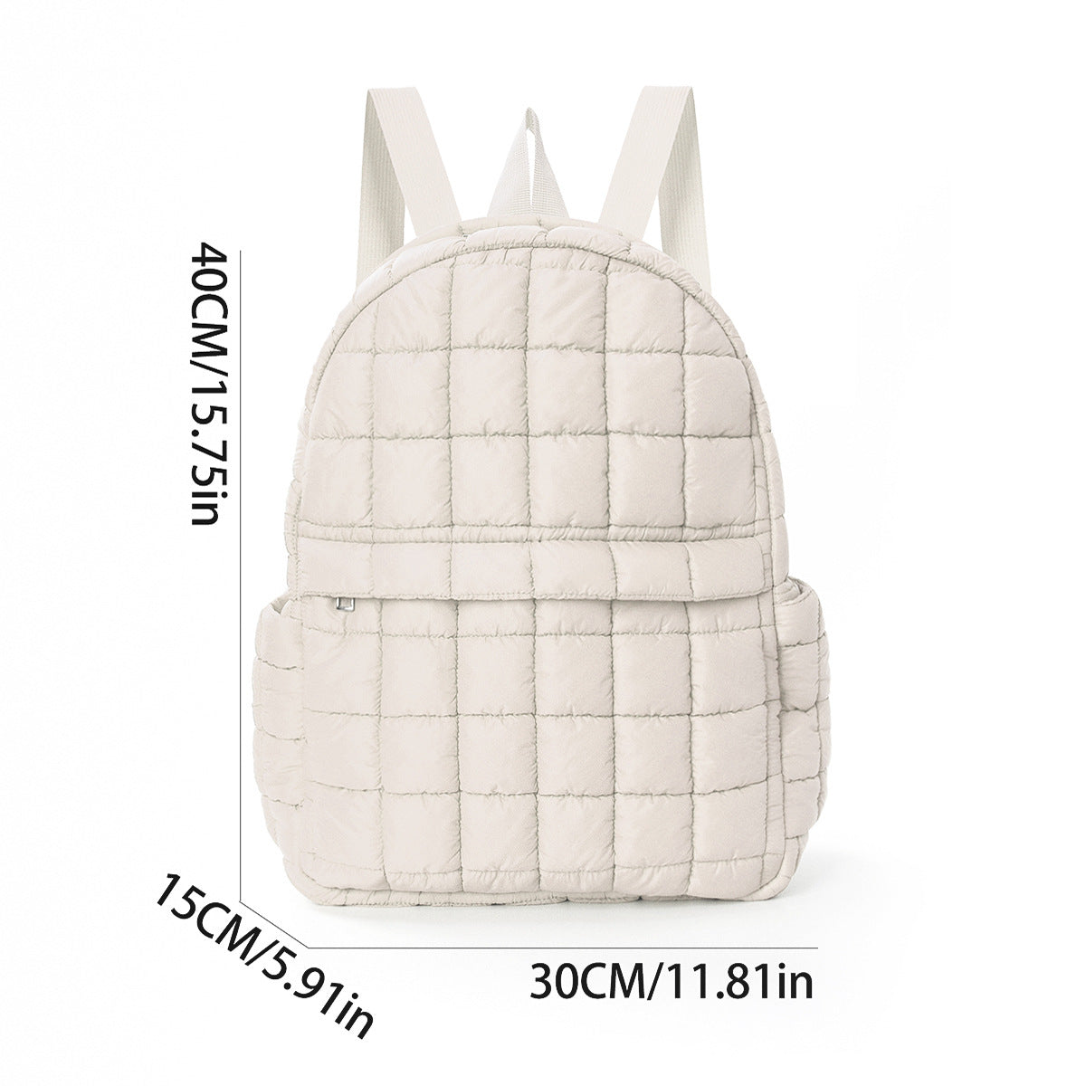 Gepolsterter Rucksack mit Quadratischem Design Brehn