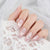 Premium Press-On Nail Art Set mit floralen Verzierungen Brehn