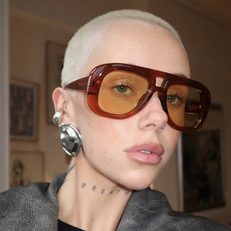 Damen markante Sonnenbrille im eleganten Stil Brehn