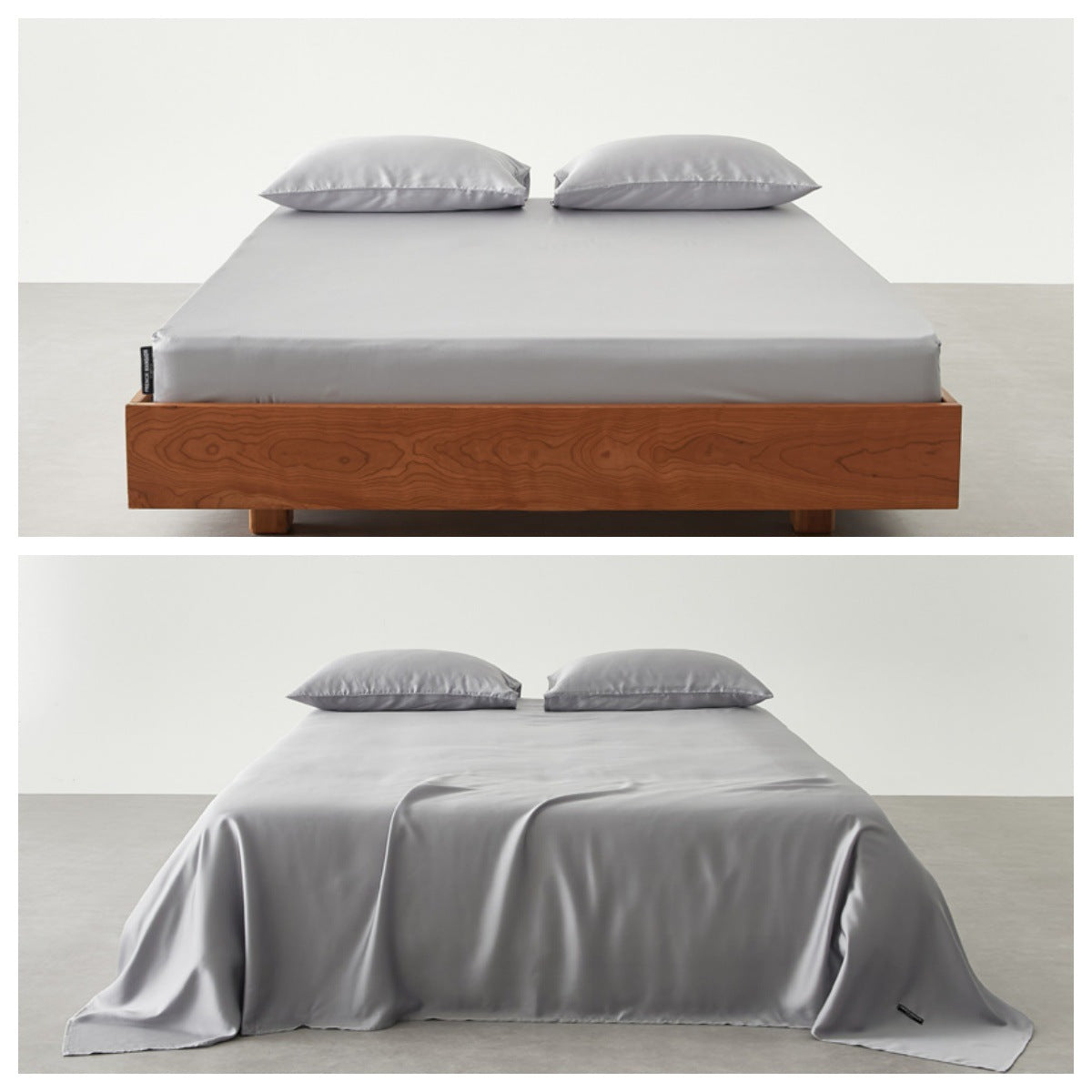 Premium Satin Bettlaken Set