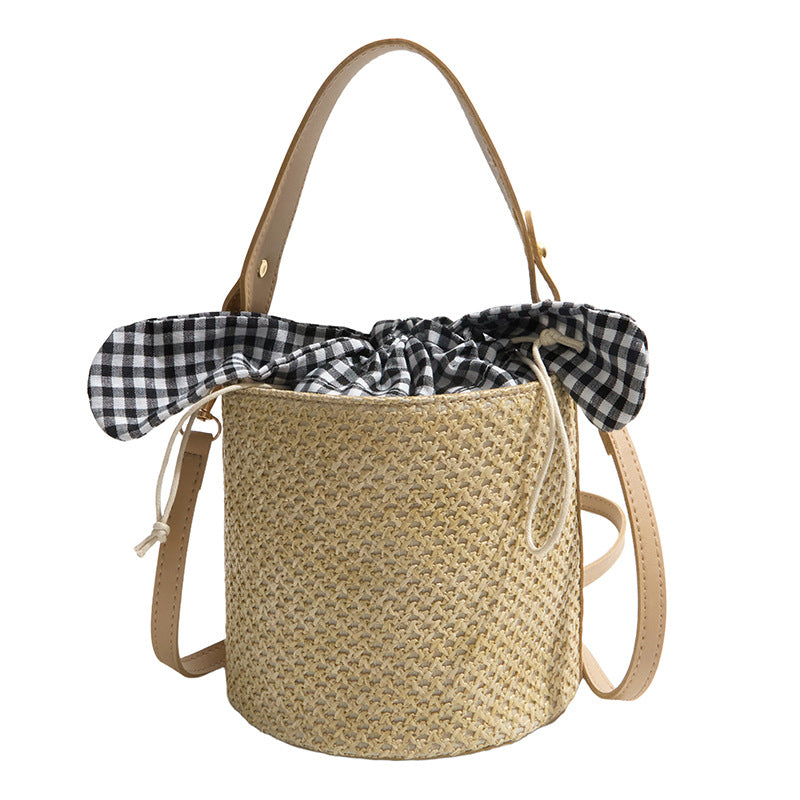 WoWoven Strand Eimer Tasche Brehn