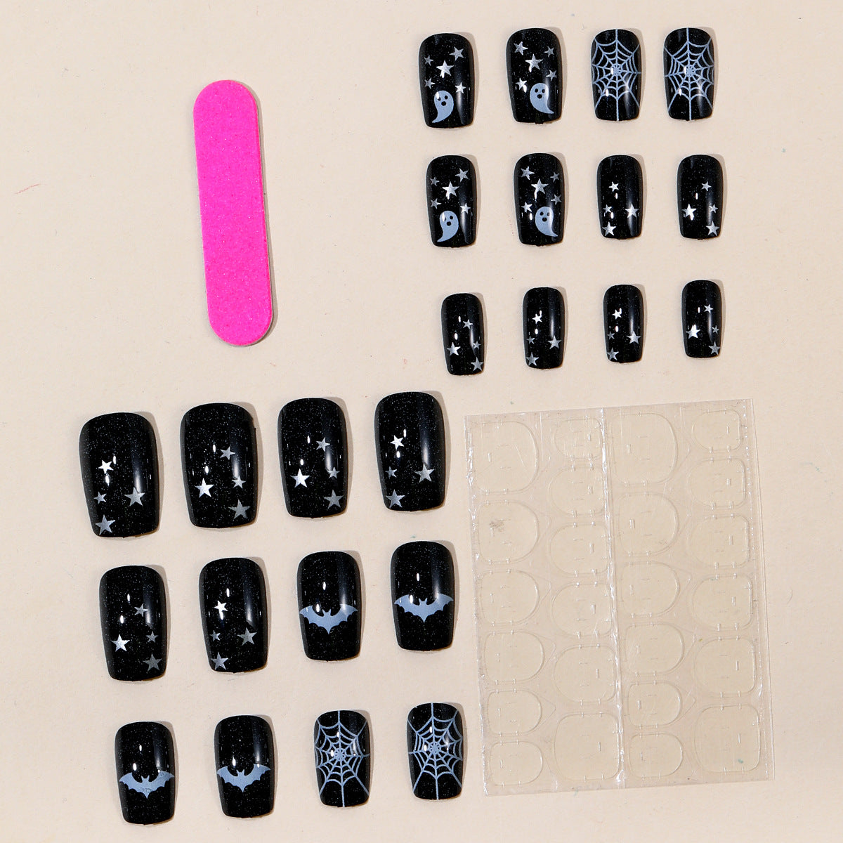 Halloween-Themen 3D Pilz Acryl Nagelkunst Set Brehn
