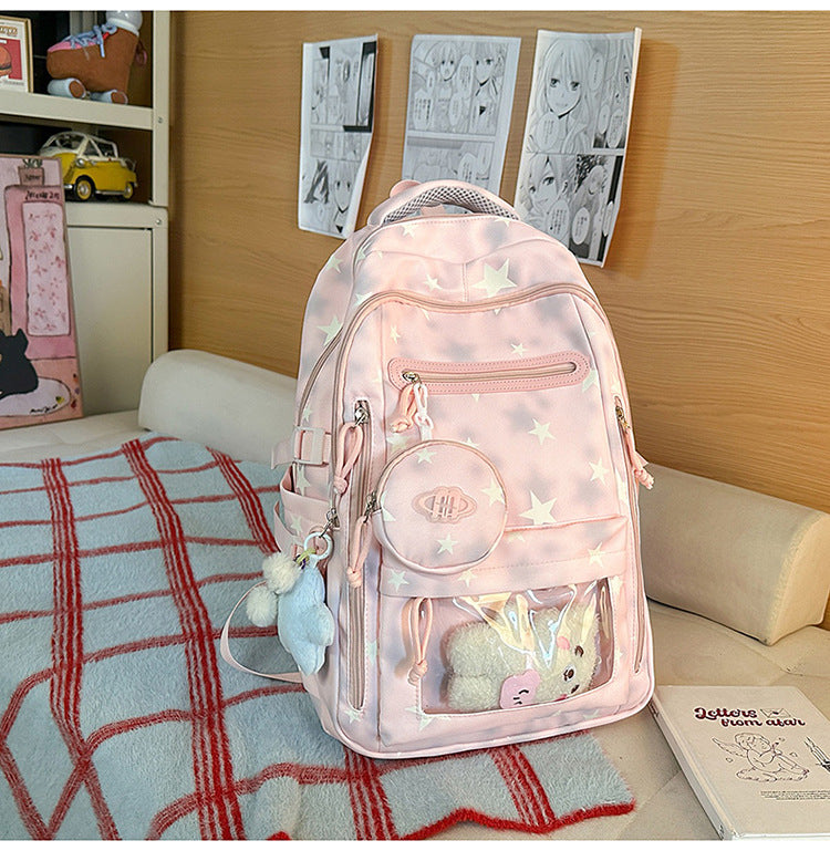 Stylische Sterne-Muster-Schul-Rucksack