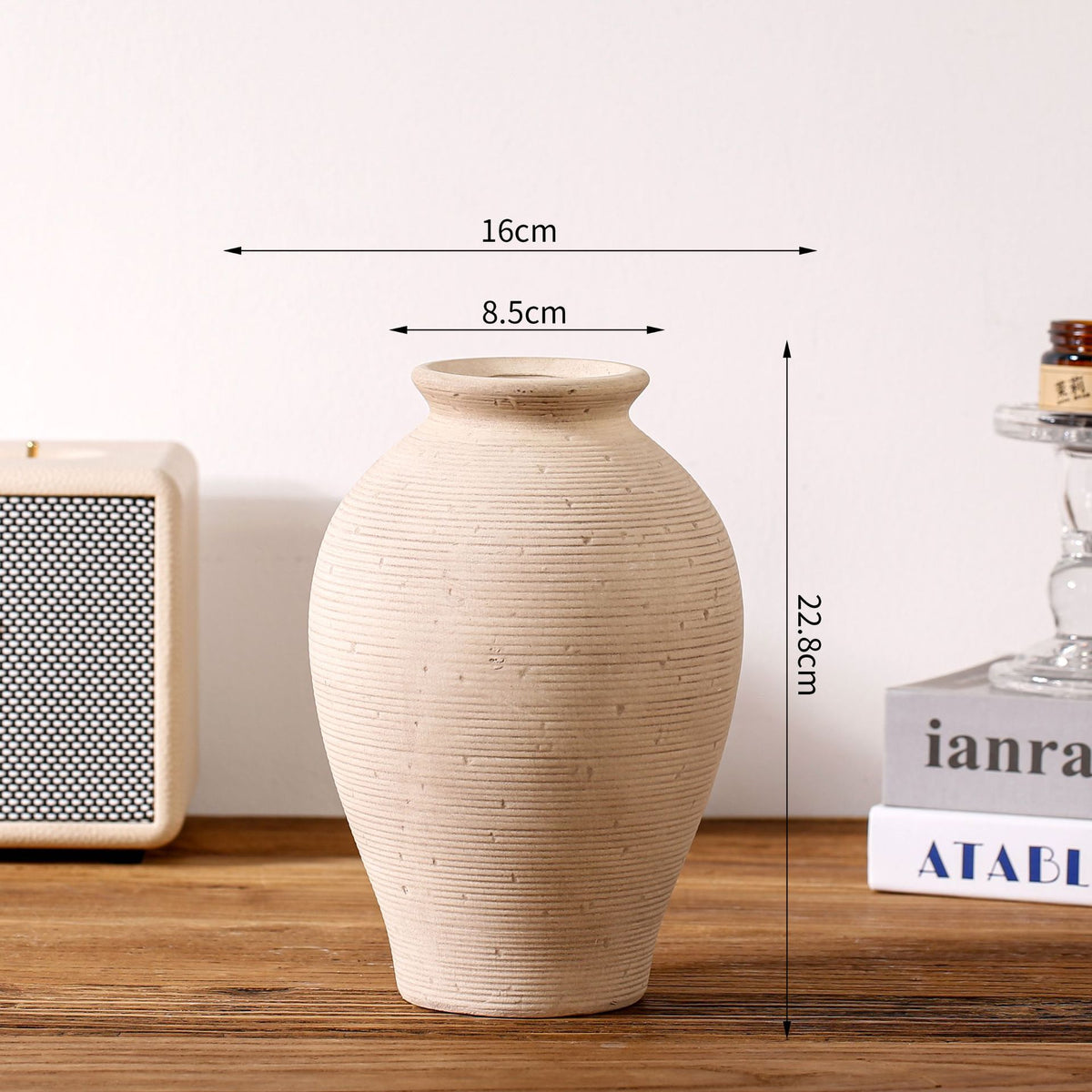 Kunstvolle Keramikvase Brehn