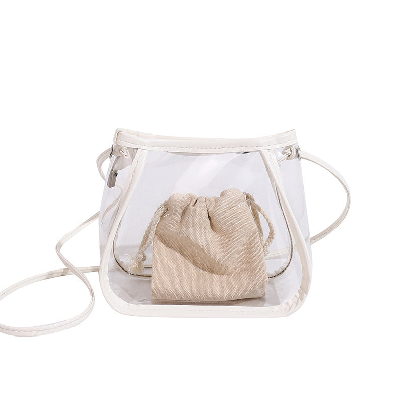 Transparente Mini-Eimer-Tasche Brehn