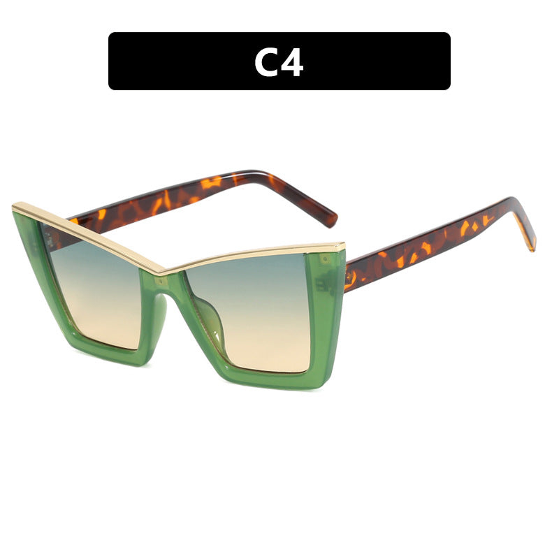 Damen moderne Cat-Eye Sonnenbrille mit extravagantem Design und schützendem UV-Filter Brehn