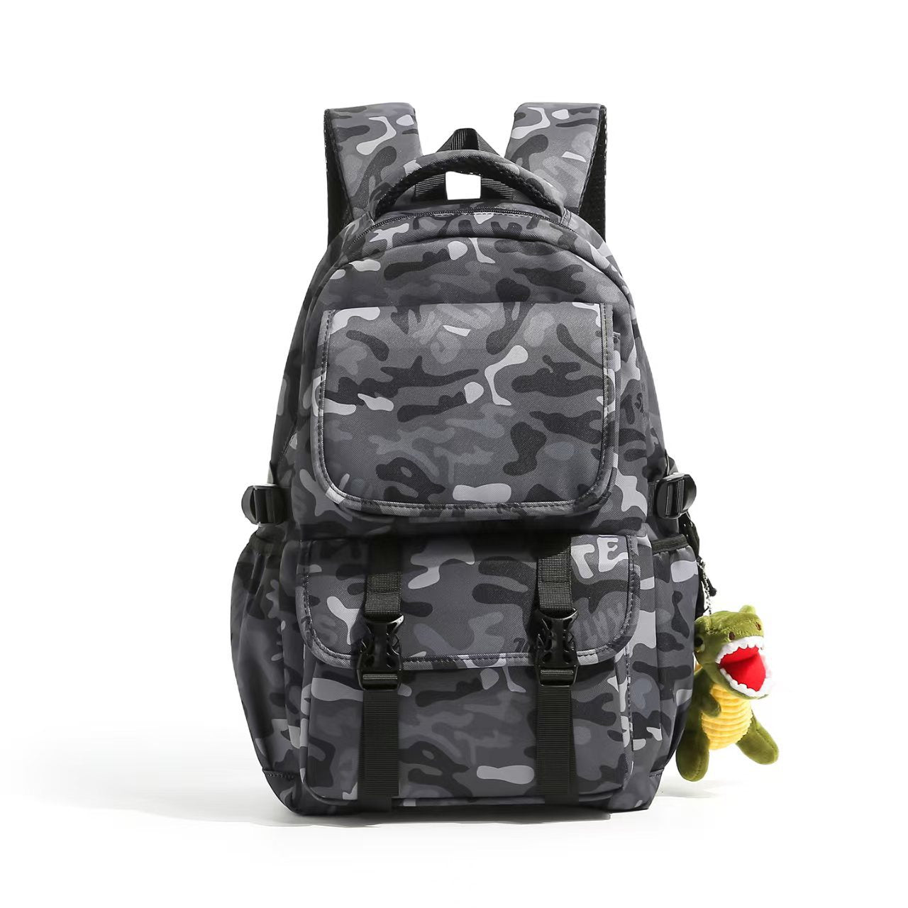 Multifunktionaler Rucksack mit Robustem Camouflage-Muster und Großen Fächern Brehn