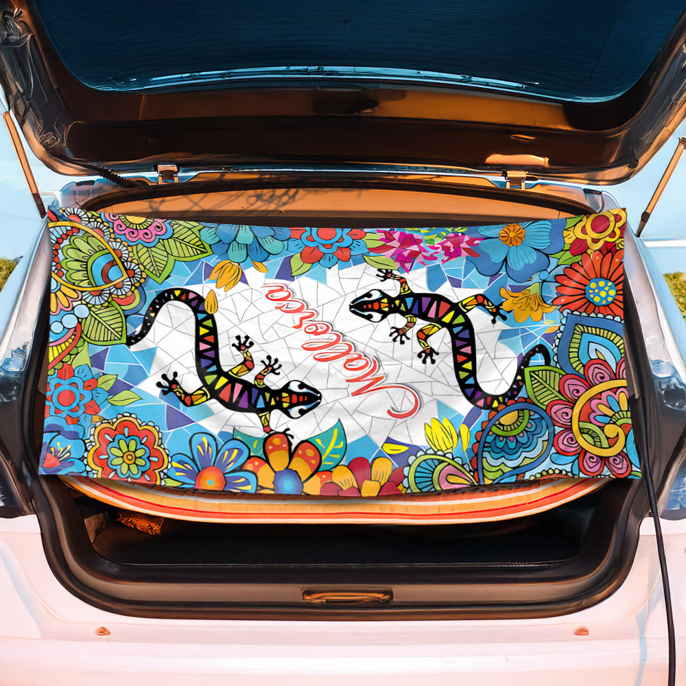 Kofferraummatte im kreativen Flamingo-Design Brehn