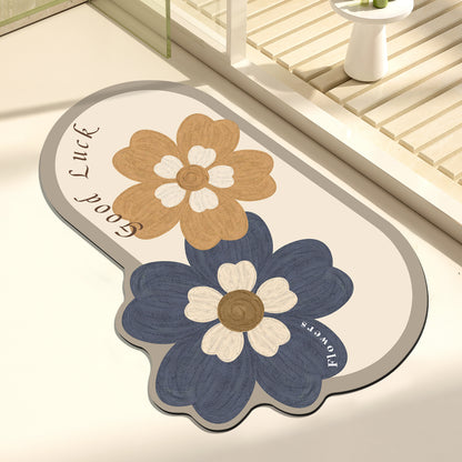 Künstlerische Blumendekorationsmatte