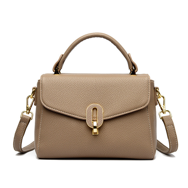 Elegante Strukturierte Top-Handle Handtasche Brehn