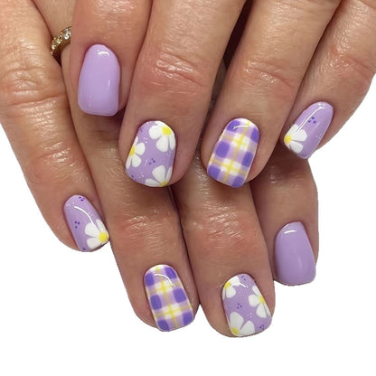 Blumenmuster-Nagelkunst-Set Brehn