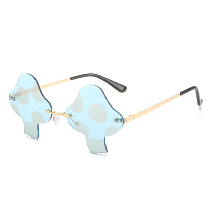 Einzigartige Übergroße Polka Dot Rahmen Sonnenbrille Brehn