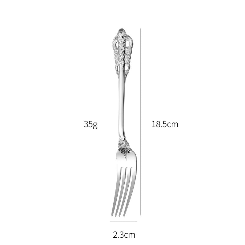 Elegante Fischgabel mit Kunstvollem Griffdesign Brehn