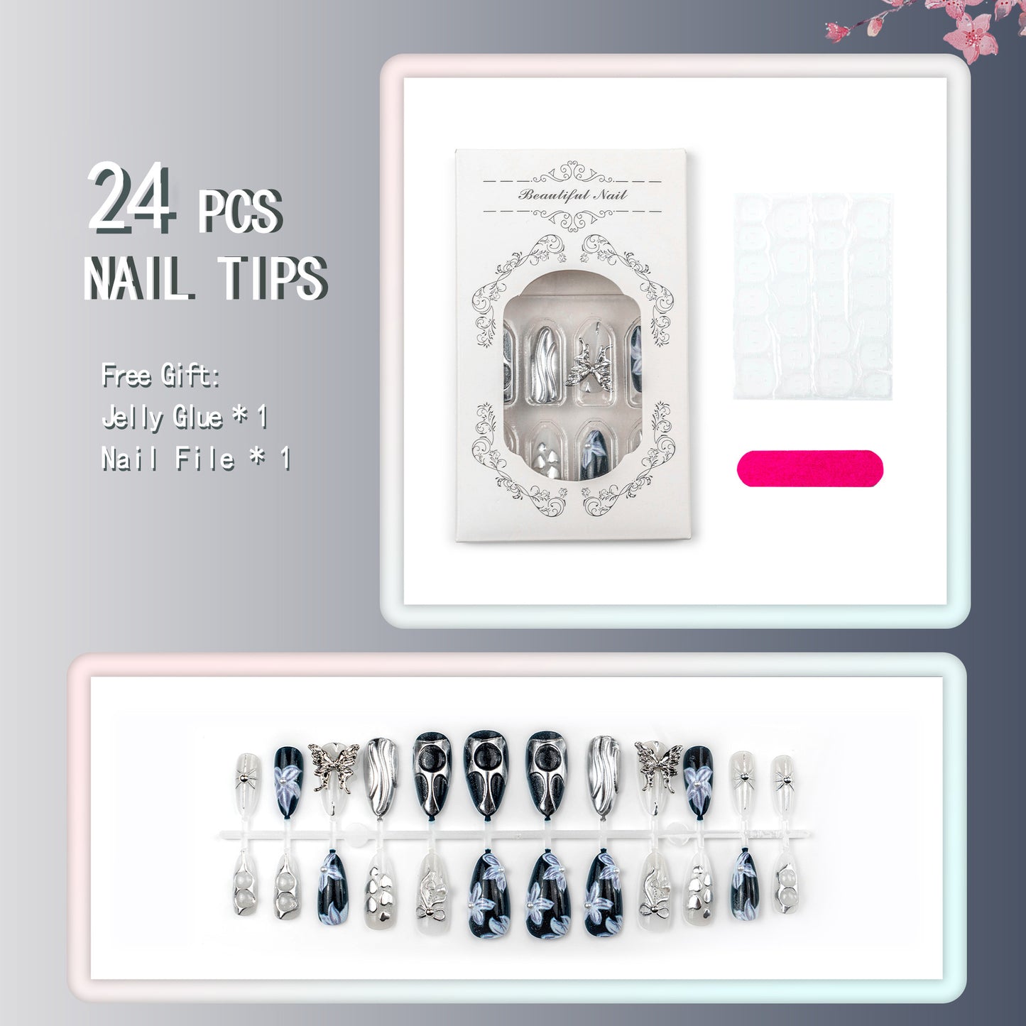 Glamouröses Nageldesign Set Brehn