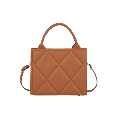 Gestepptes Leder Schulterhandtasche Brehn