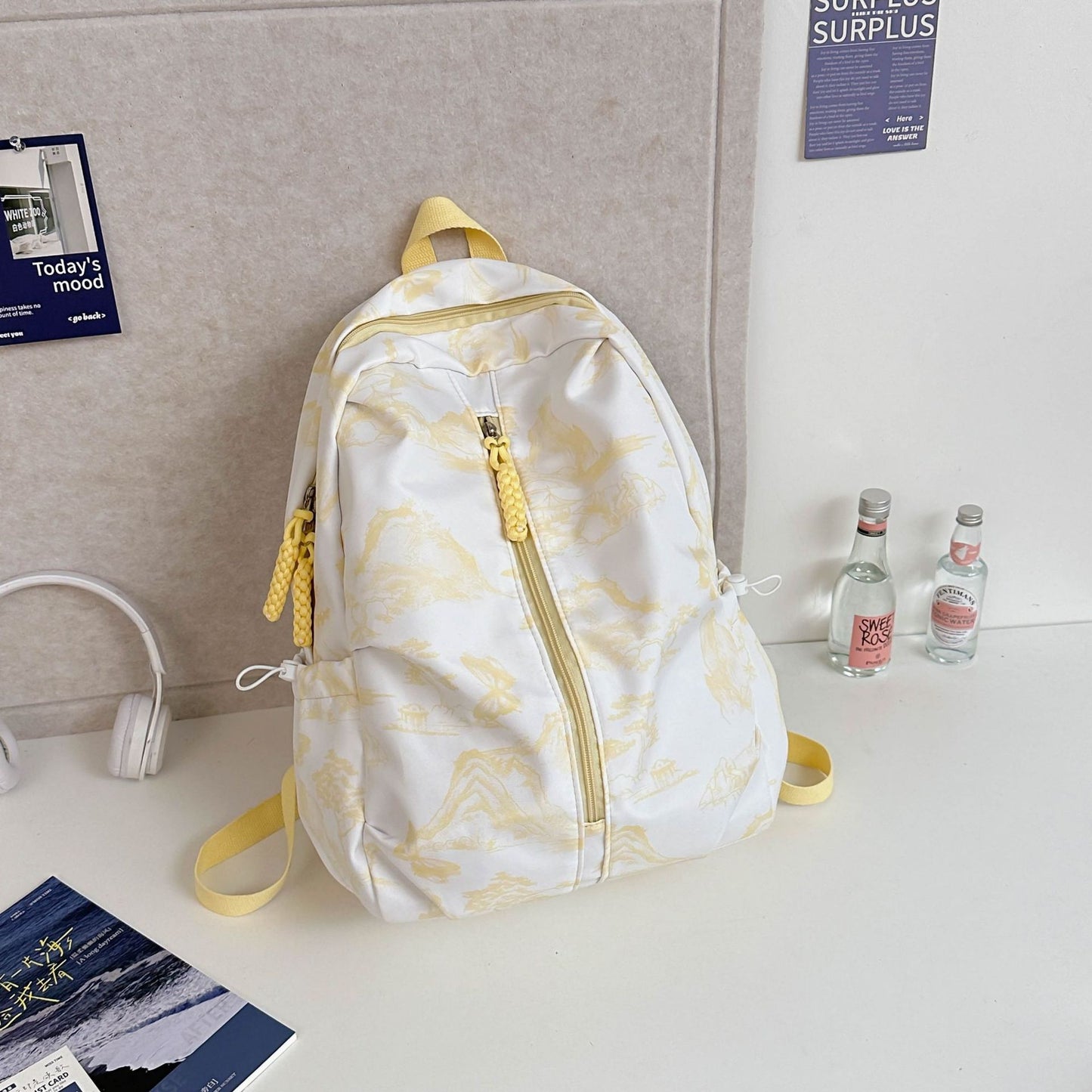 Künstlerischer Landschaftsprint Rucksack