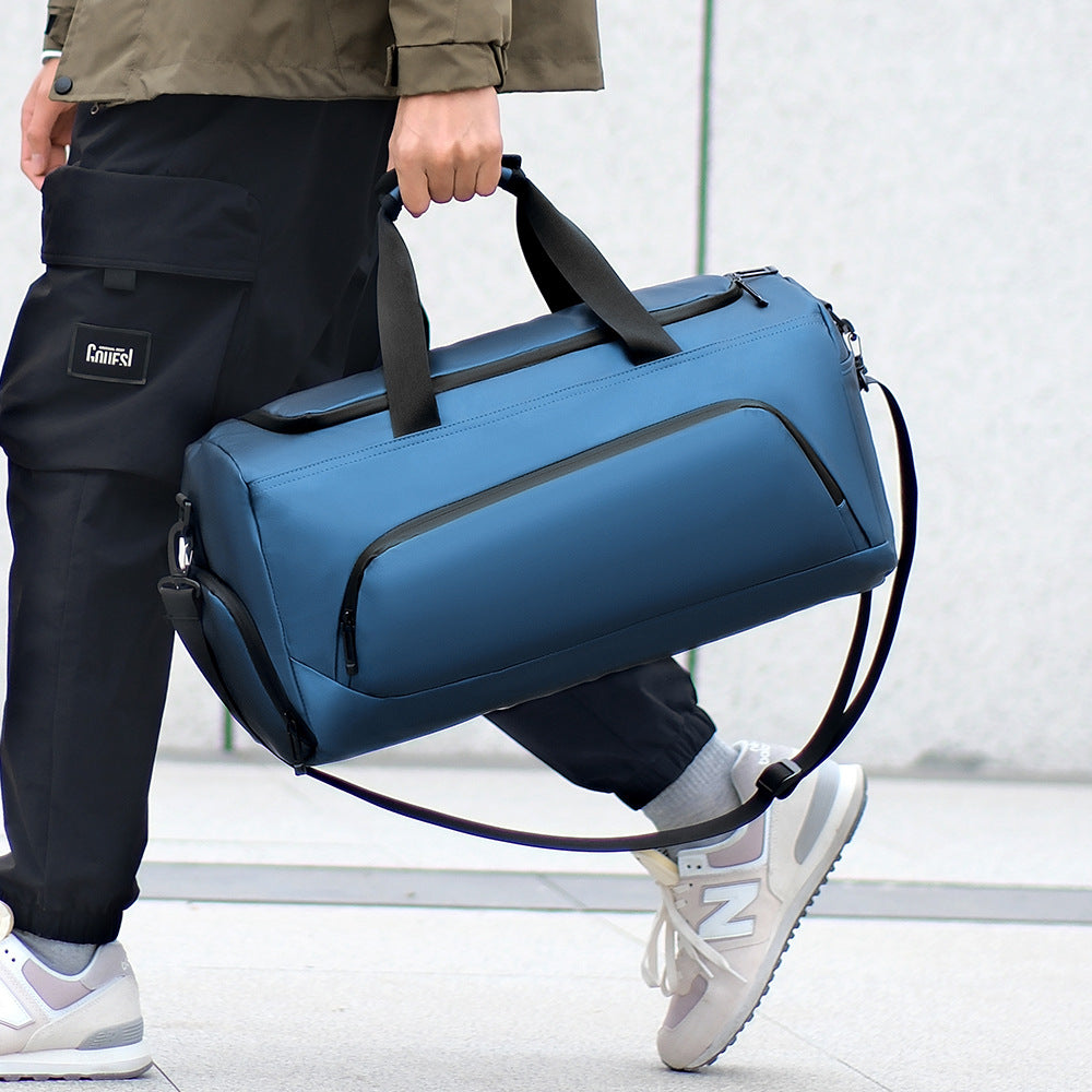 Sportliche Reisetasche mit Verlängerbarem Hauptfach und Mehreren Organisationsfächern Brehn