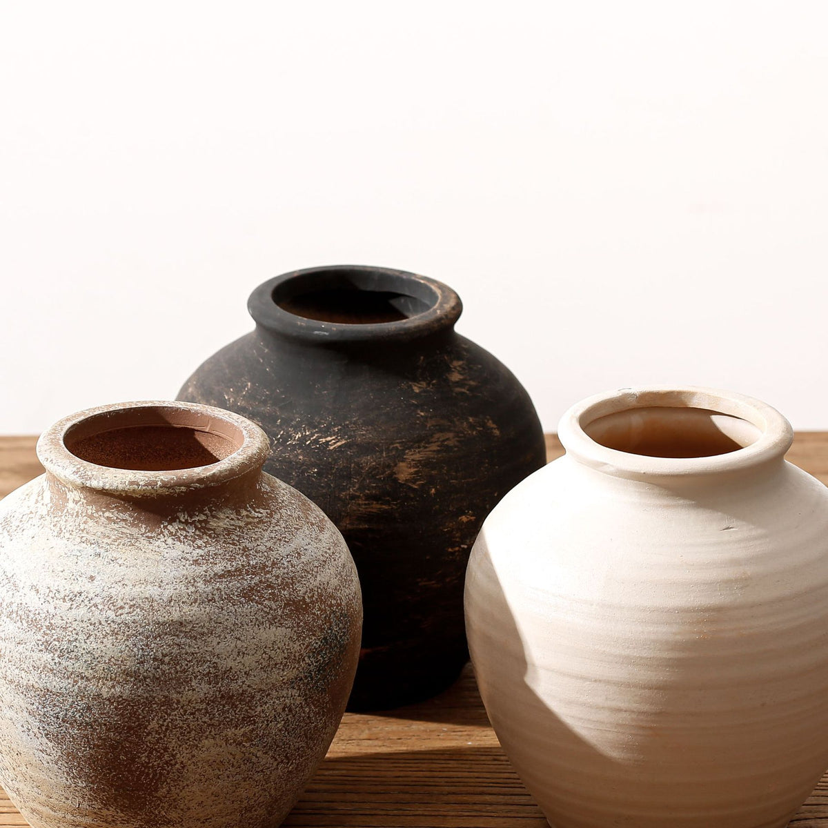Handgefertigte Terrakotta Vase Brehn