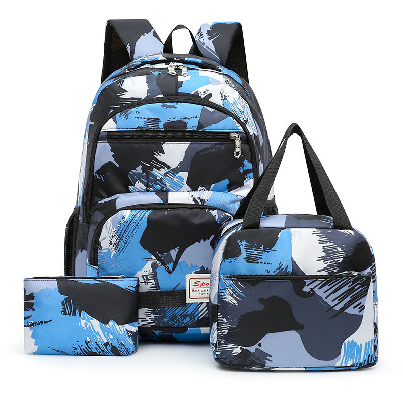 Trendiger Rucksack mit Isolierter Lunchbox und Federmäppchen Brehn