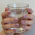 Funkelnd Glänzendes Press-On Nagelset Brehn