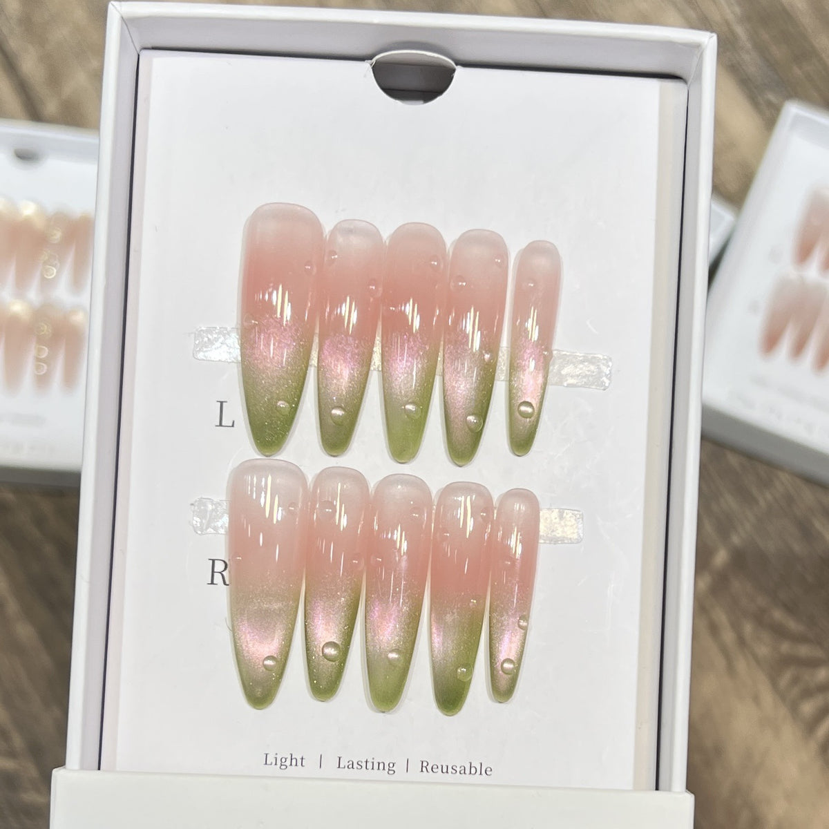 Stiletto Ombre Press-On Nail Set Brehn
