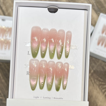 Stiletto Ombre Press-On Nail Set Brehn