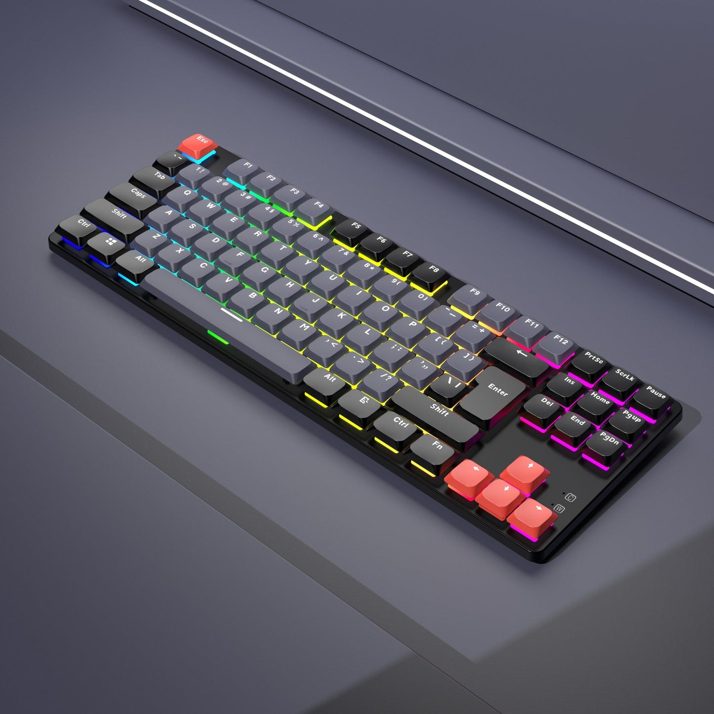 Kompakte RGB Mechanische Gaming-Tastatur Brehn