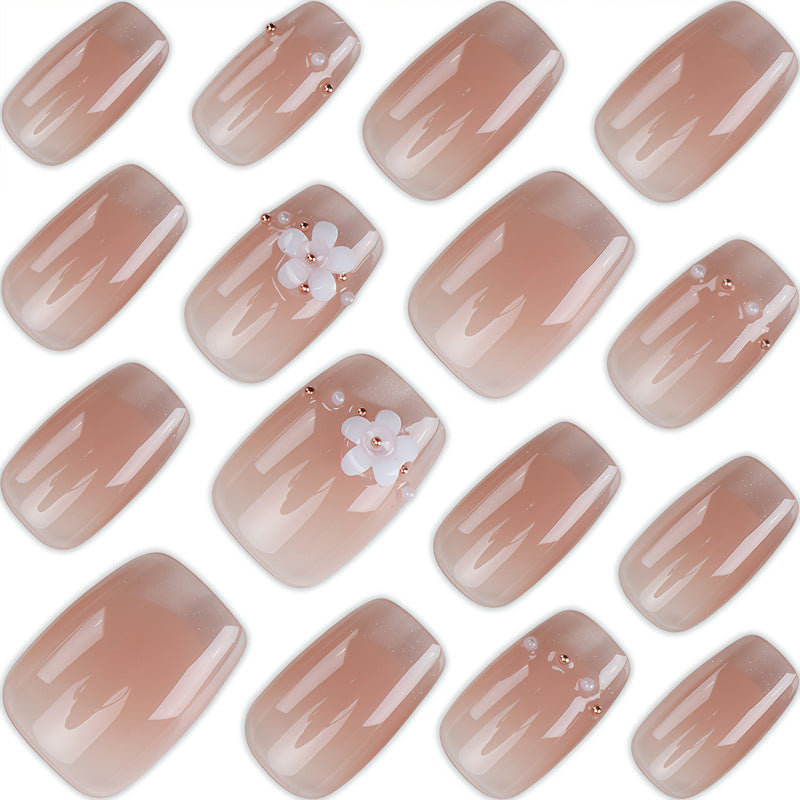 Florales Design Press-On Nagelkunst Brehn