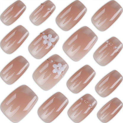 Florales Design Press-On Nagelkunst Brehn