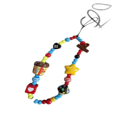 Bunte Perlen Anhänger Brille Lanyard Brehn 1790135101