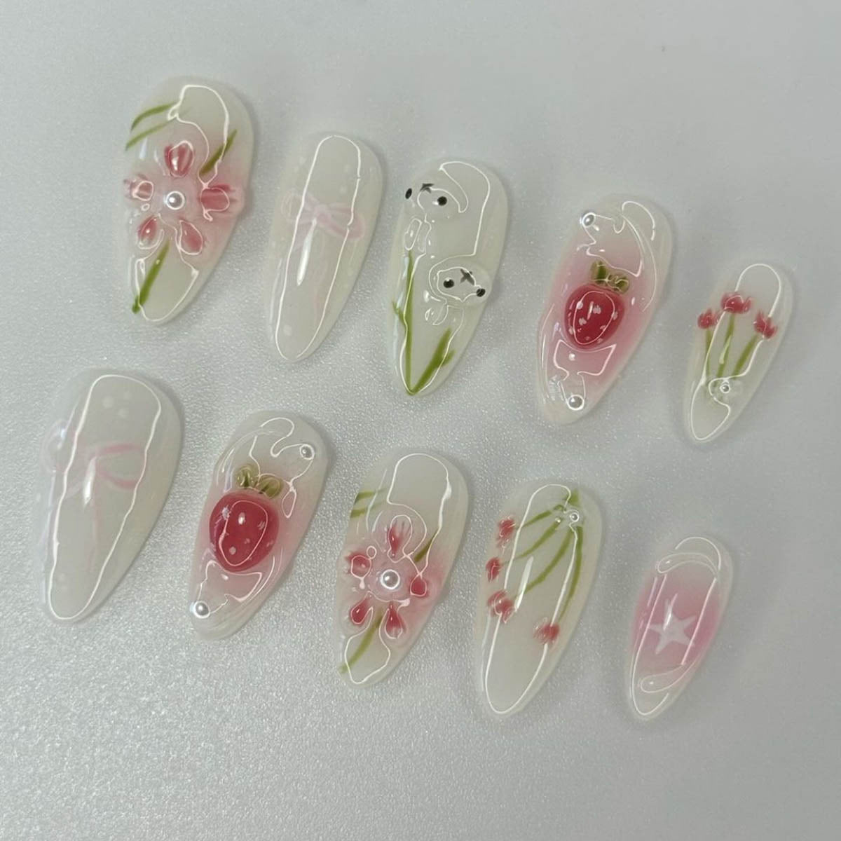 Thematic Artisan Press-On Nail Set Brehn
