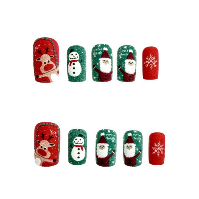 Weihnachtskunstnägel Brehn
