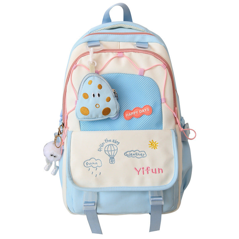 Verspielt Stickerei Rucksack