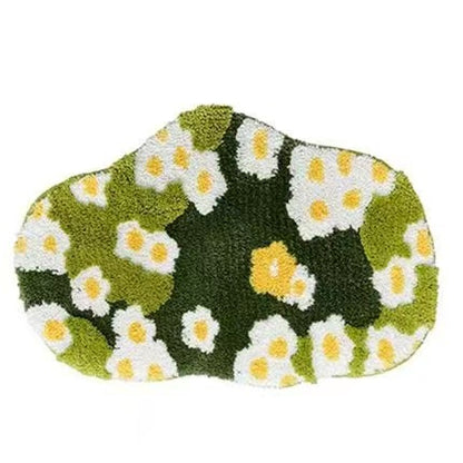 Floral Print Teppich Brehn