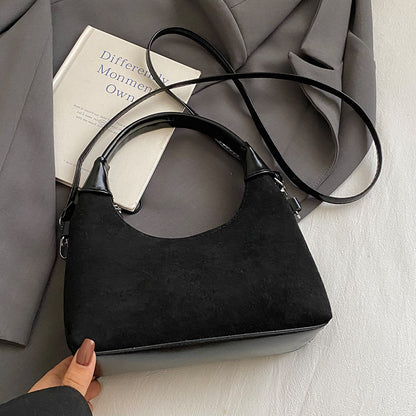 Elegante Plüsch-Handtasche