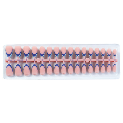 Künstlerische Ombre French Tip Press-On Nails Brehn
