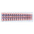 Künstlerische Ombre French Tip Press-On Nails Brehn