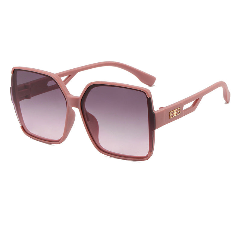 Damen Oversized Sonnenbrille mit markantem eckigem Design Brehn