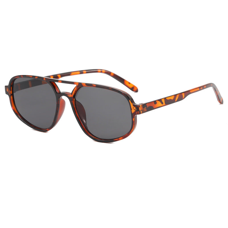 Damen modische Oversized-Sonnenbrille mit trendy Rahmen Brehn