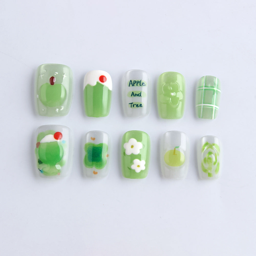 Kreative Themen Press-On Nagelkunst Brehn