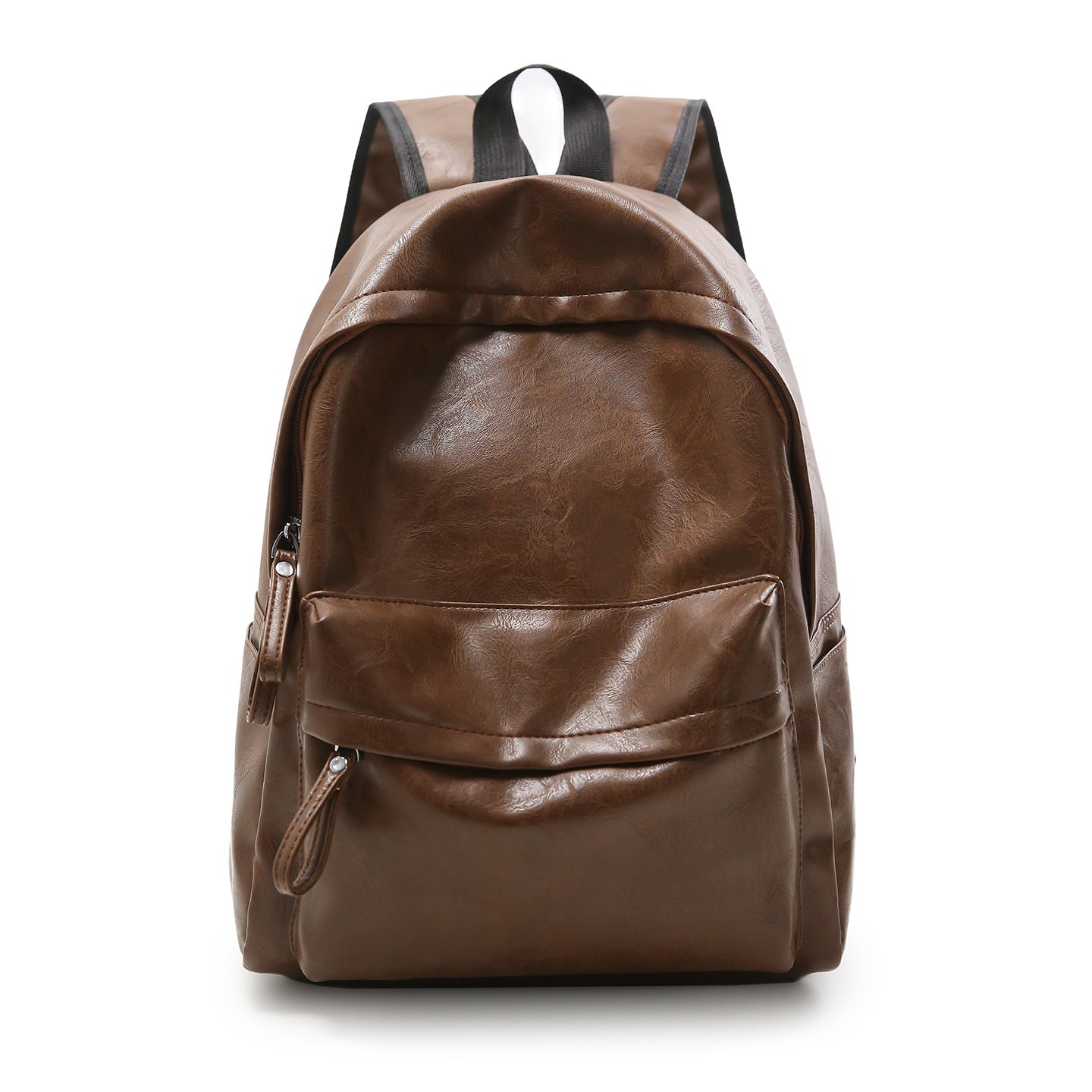 Vintage Faux-Leder-Rucksack