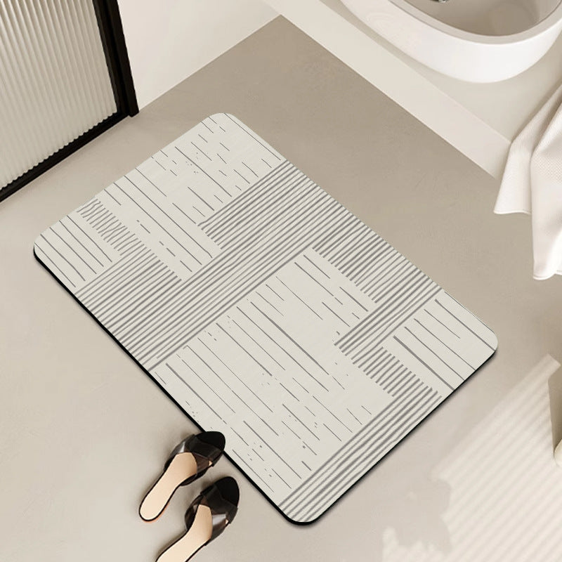 Geometrisches Muster Weicher Memory-Schaum Badezimmermatte Brehn