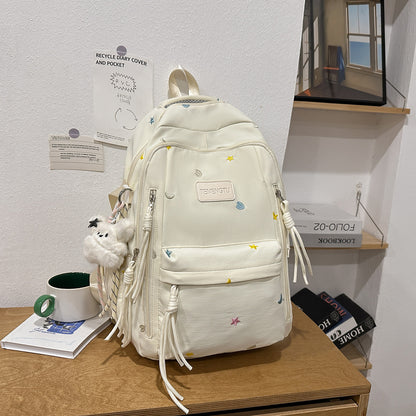 Stylischer Bestickter täglicher Rucksack Brehn