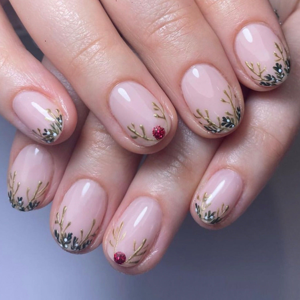 Elegante Stiletto Press-On Nagelset mit einzigartigem Design Brehn