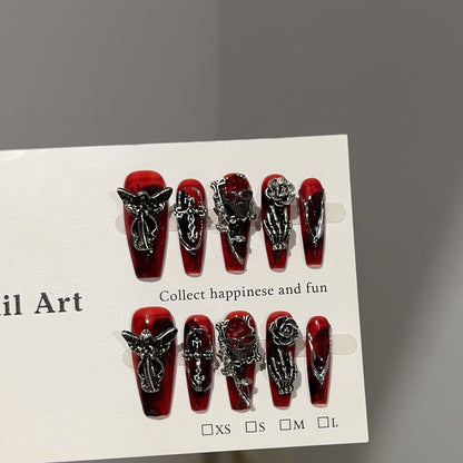 Gothic-Themen Press-On Nagelset