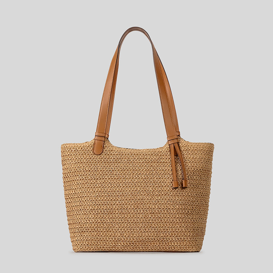 Naturale Stroh Strandtasche