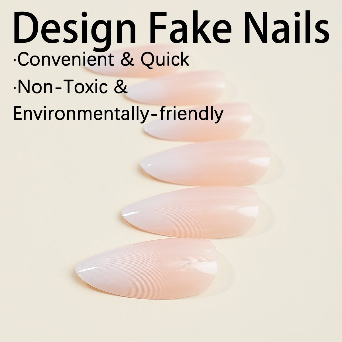 Kunstnagelset mit elegantem Ombre-Effekt Brehn
