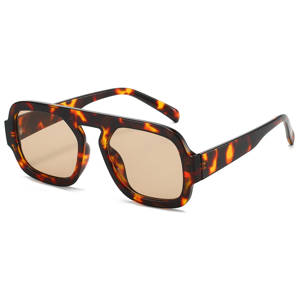 Oversized geometrische Linsen Sonnenbrille Brehn