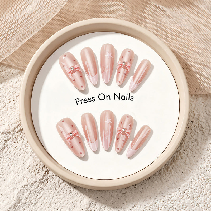 Moderne elegante Press-On Nagelset Brehn